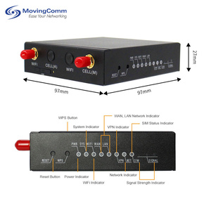 Mini enrutador industrial con software abierto RTS, 150Mbps, 2,4 Ghz, compatible con Linux Firewall Industrial 4G Lte Router con conexión Vpn - Product Image 6