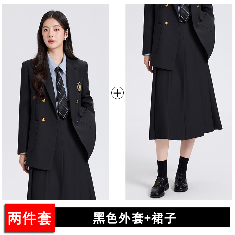 black suit dress