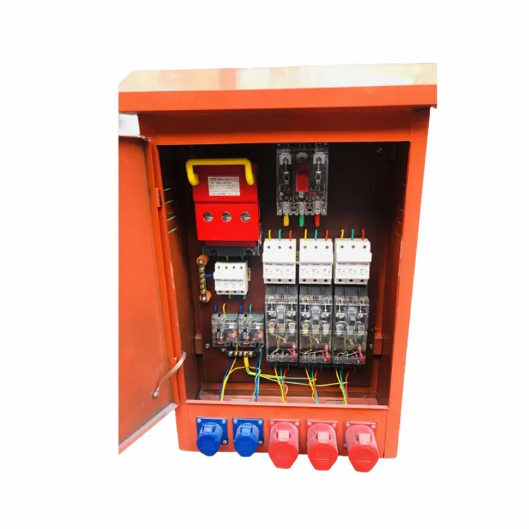 Boîte extérieure électrique imperméable en métal de boîte de distribution pour le chantier de construction