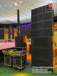Sistema de sonido de tres vías Altavoz Doble 15 pulgadas Rendimiento al aire libre Line Array Equipo de música profesional - Product Image 2