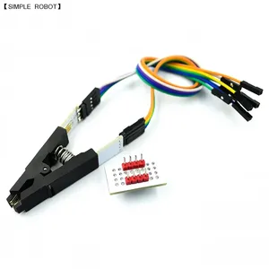 24 25 serie EEPROM Flash BIOS USB programmatore modulo + SOIC8 SOP8 Test Clip per EEPROM 93CXX / 25CXX / 24CX - Product Image 6