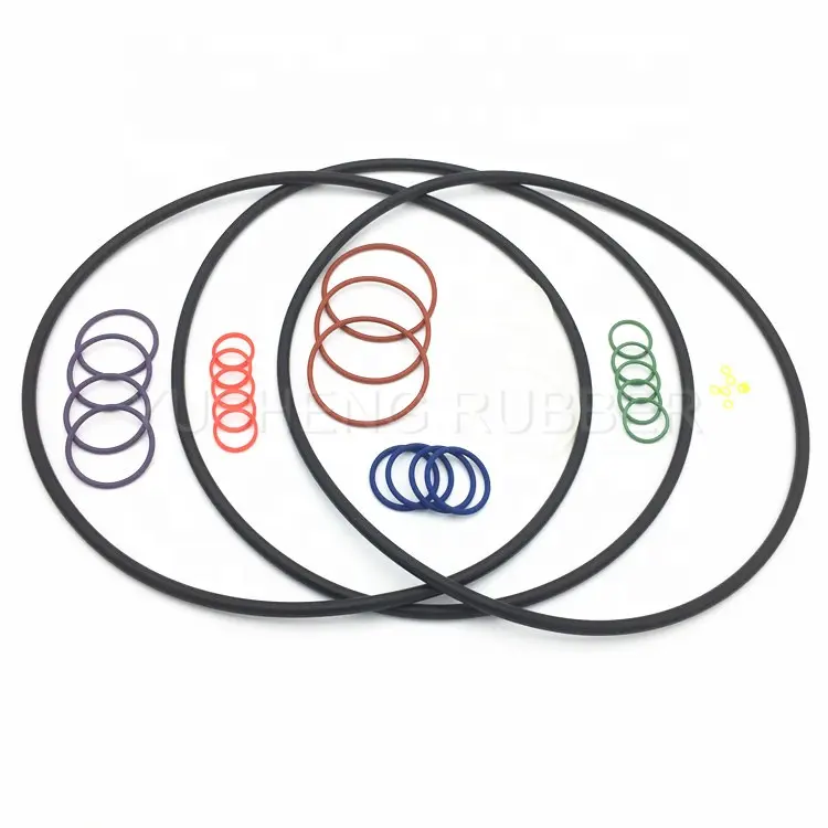Цветное резиновое уплотнительное кольцо, оптовая продажа, толщина 1 мм, уплотнительное кольцо 2 мм, резиновое уплотнительное кольцо