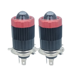 Mini ön ışık LED far ampulü D9 LED projektör Lens 4300K H4 Mini projektör ampulü motosiklet için - Product Image 1