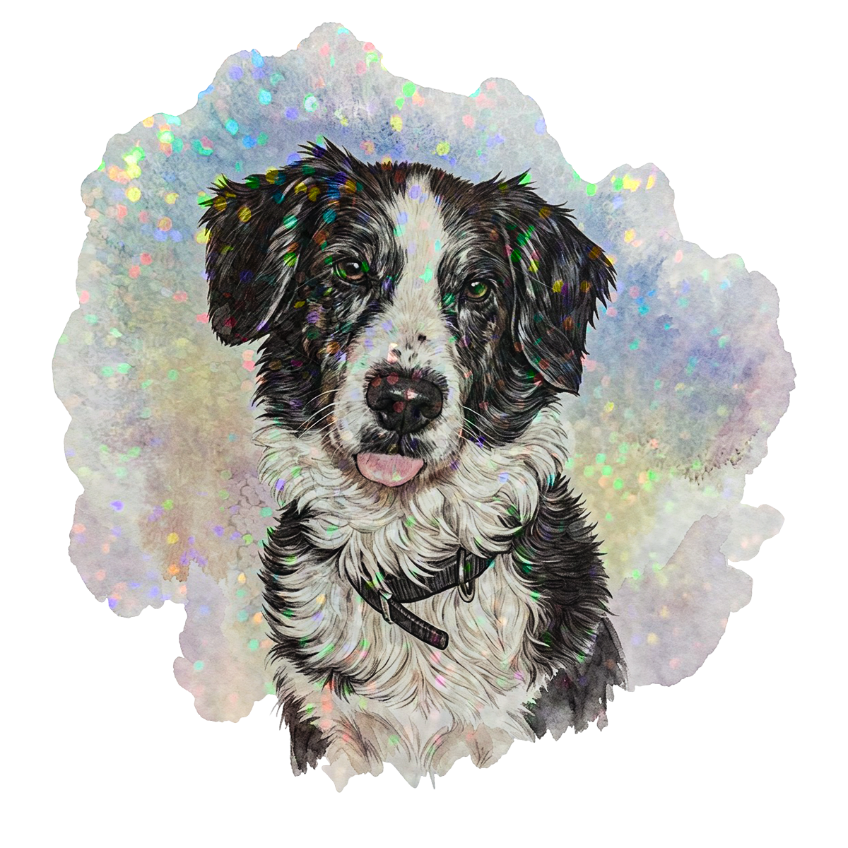 Dot Film Holographic Stickers
