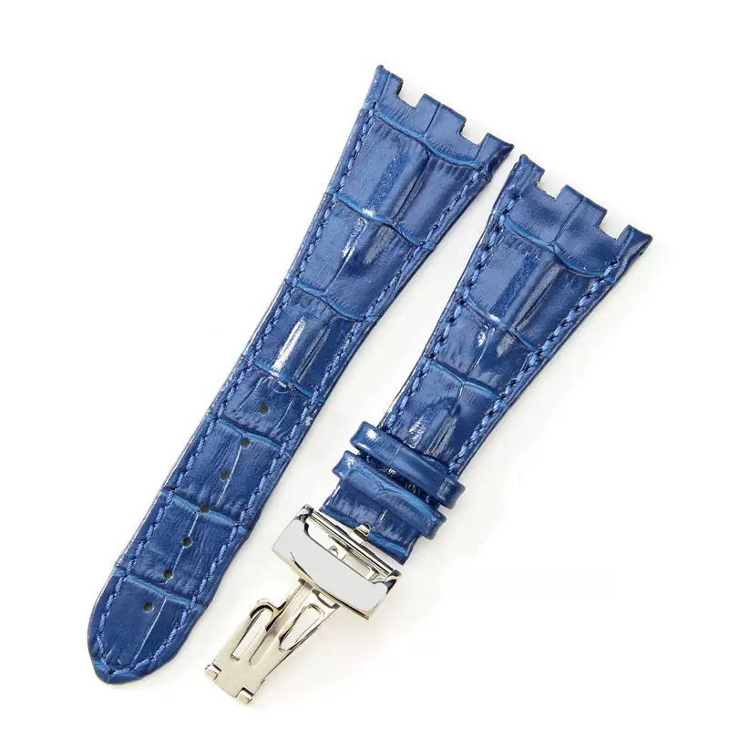 Puntada azul azul+broche desplegable