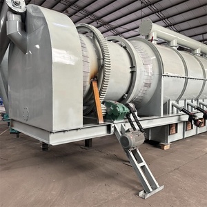 RDF rotary <strong>carbonization</strong> furnace <strong>palm</strong> <strong>kernel</strong> <strong>shells</strong> groundnut household and industrial waste charcoal making machine in India