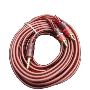 Cable de audio macho dual de 6,5mm, conexión de dos canales de PVC de 3,5/6,5mm para teléfonos móviles de uno a dos, ordenadores, teclados digitales - Product Image 5