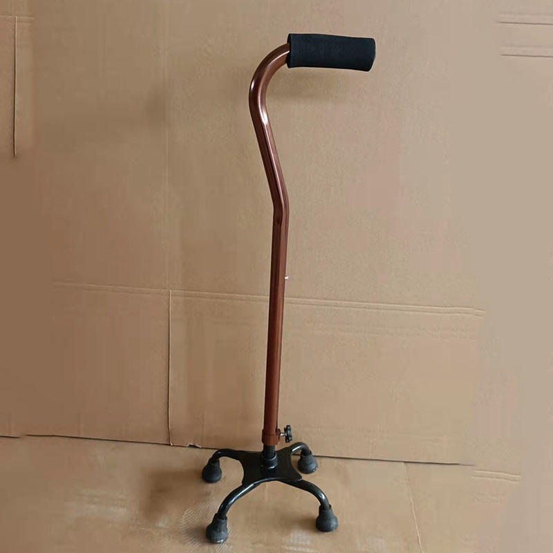 Canne courbée en bronze