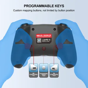 Popular Multifunction <strong>Controller</strong> Precision Sensor Black Crack Led Light Gamepad for Nintendo Switch/light/OLED/Android/IOS - Product Image 5