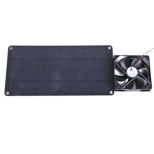 免费样品10w <span class=keywords><strong>20w</strong></span> 30w防风雨太阳能电池板供电风扇套件，带双Dc排气太阳能风扇价格