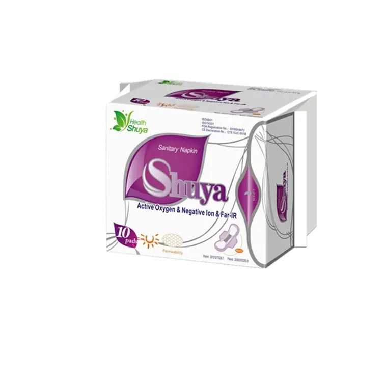 Serviettes hygiéniques shuya, pièces, tampons hygiéniques à anions, prix