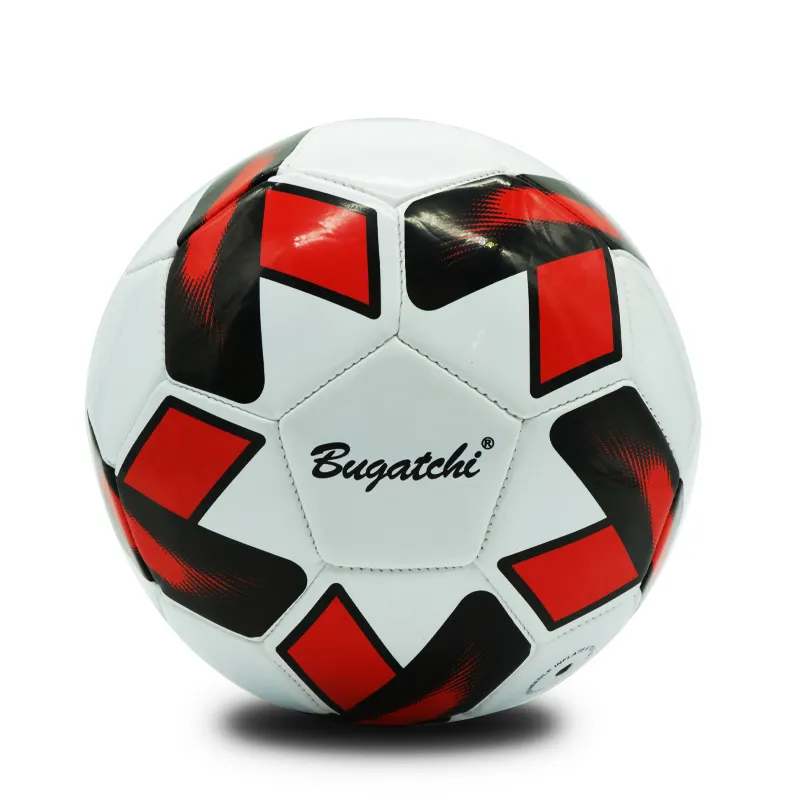 Padrão personalizado PU TPU PVC Tamanho oficial 5 Soccer Ball Futebol de treinamento ao ar livre Kids Size Soccer Ball