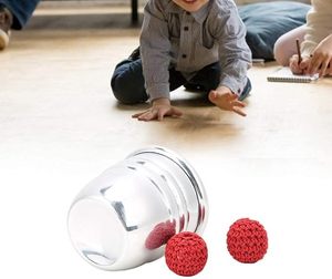 Cups und Bälle Zaubertricks Easy Magic für Anfänger mit Tutorial Magier Gimmick Trick für Magie - Product Image 3