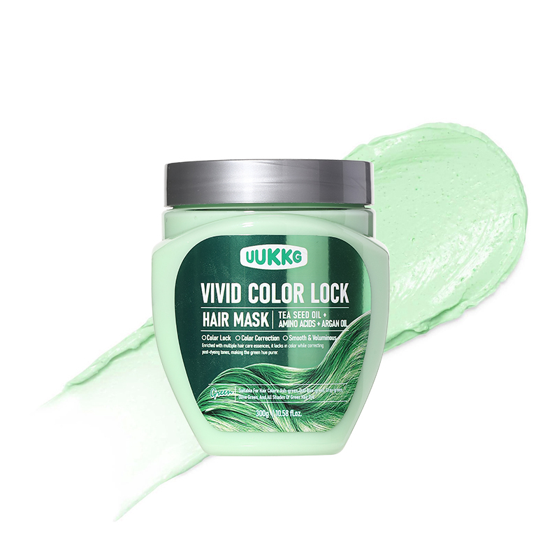UU0042-Vivid COLOR LOCK Hair Mask-Green