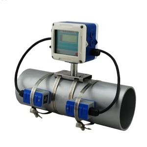 TSONIC Ultrasonic <strong>Flow</strong> Meter TUF-2000F Ultrasonic <strong>Sensor</strong> <strong>Flow</strong> Meter <strong>Pulse</strong> <strong>Output</strong> DN80mm 0-10m/s for Industry Appliance