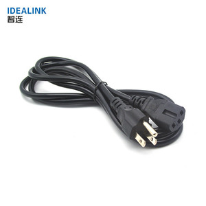 Copper Material Awg18 American Rounded Power Cord <strong>Cable</strong> Computer Monitor Power <strong>Cable</strong> - Product Image 3