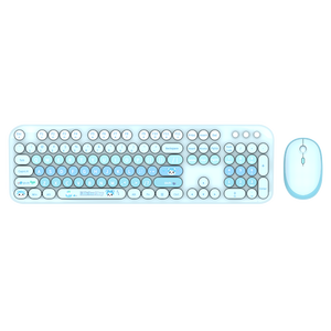 New Product Colorful <strong>Keyboard</strong> <strong>Mice</strong> Typewriter <strong>Computer</strong> Standard 104 Keys Retro Wireless <strong>Keyboard</strong> <strong>Mouse</strong> Combos for Home Office - Product Image 5