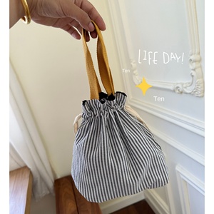 Của phụ nữ xách tay dây kéo lưu trữ túi dễ thương trang điểm túi thời trang cinched Tote túi bao bì <span class=keywords><strong>Pouch</strong></span> - Product Image 6