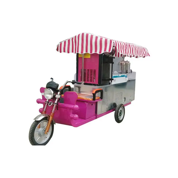 Triciclos eléctricos y a gasolina para comida, Moto Vans, helados motorizados