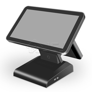 JSJ1000-sistema Pos con Software, pantalla táctil Dual, caja registradora para restaurante, supermercado, cajero - Product Image 1