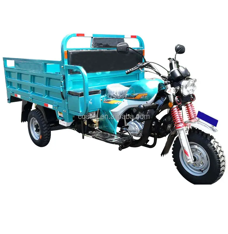 Great power zongshen or lifan engine motorized three wheel motorcycle gasoline trimoto moto cargas