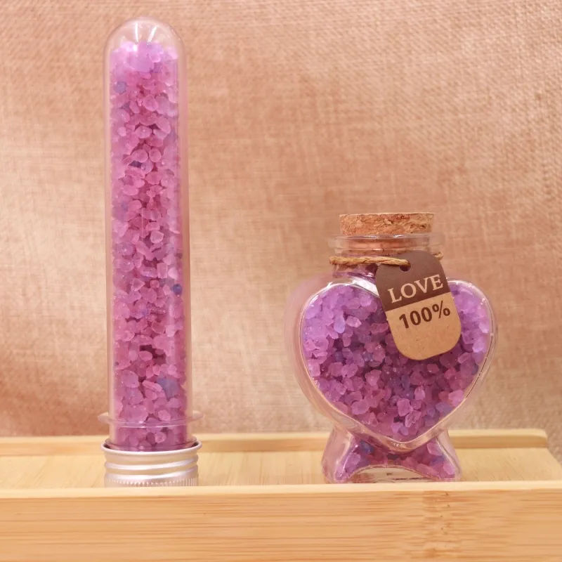 C&H Großhandel Luxus-Badsalz Soak-Bad Kristall Blume Kräuter Schönheit Bio-Vegan Muskeltherapie Körper Natürliche Rosenbadsalze