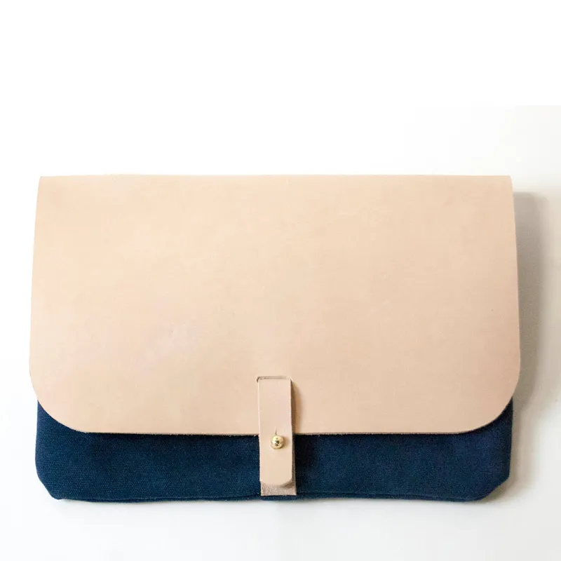 OEM Leather Clutch Purse Handbag Envelope Style Modern Handcrafted Slim Chic Envelope Bag Clutch