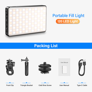 Konferans aydınlatma dolgu fotoğrafçılığı Led ışık Smartphone klip Video LED kamera ışık - Product Image 5