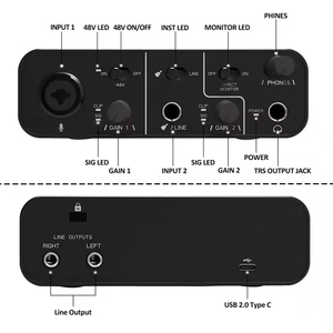 New Design Multiple Interface Options Usb Audio Interface for Recording - Product Image 6