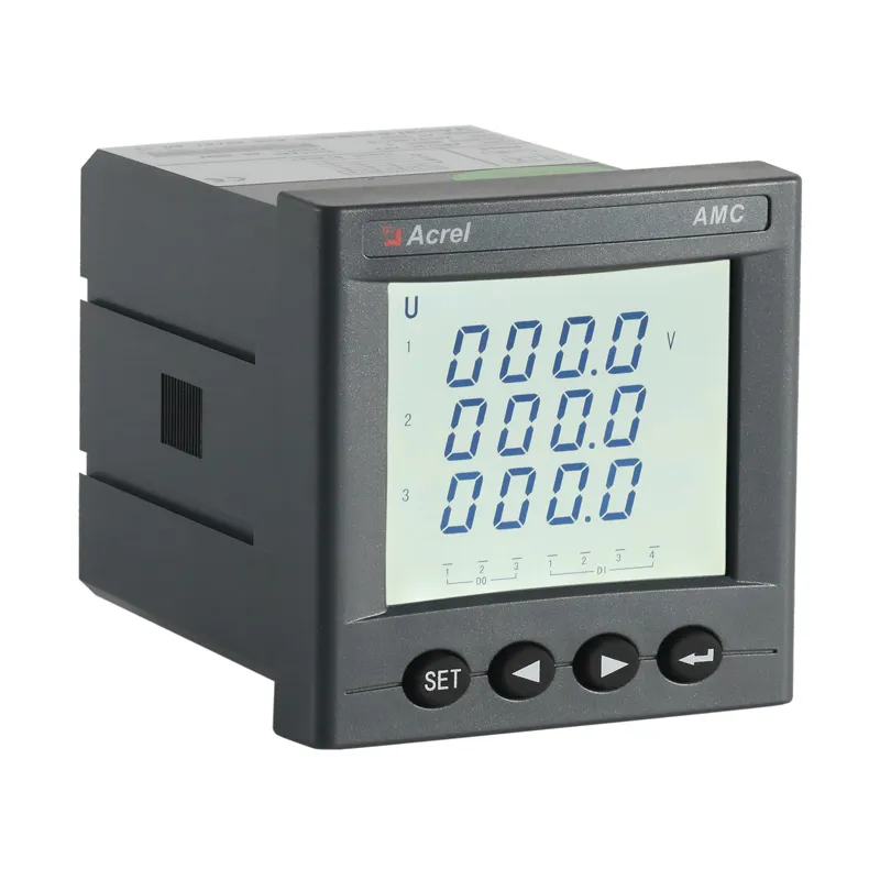 Acrel 45-65hz panel montajlı programlanabilir LED ekran 3 fazlı voltaj ölçer RS485 modbus-rtu