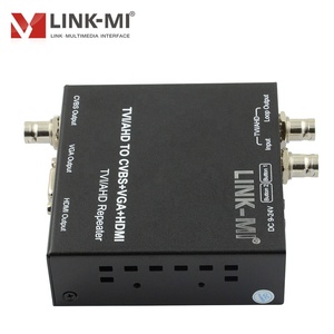 AHD to <strong>HDMI</strong> Converter TVI <strong>INPUT</strong> CVBS+AV+VGA <strong>Output</strong> Repeater Support Convert up to 300m Over Coaxial Cable Multi-Level Cascade