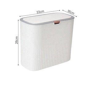 Cubo de basura para habitación de hotel, contenedor de basura para uso doméstico y en el baño, cubierta de prensa de cocina, cubo de basura - Product Image 2