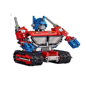 Nuovo arrivo 675005 675006 Rc Robot Moc 2 in 1 modello di giocattoli a blocchi da te Robot stelo creativo MOC giocattoli - Product Image 1