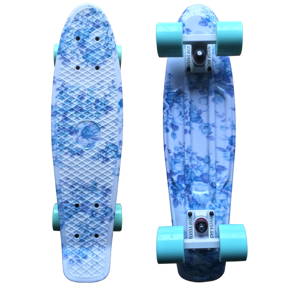 Floral bleu