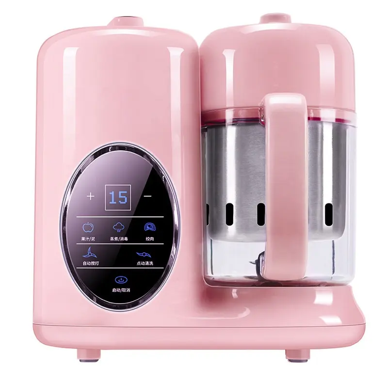 Mixeur électrique Compact et sain pour aliments pour bébés, multifonctionnel, cuiseur à vapeur, robot ménager