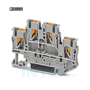 3210567 PTTB 2.5 morsettiera Push-in morsettiera a molla su guida DIN a doppio livello phoenix contact - Product Image 4