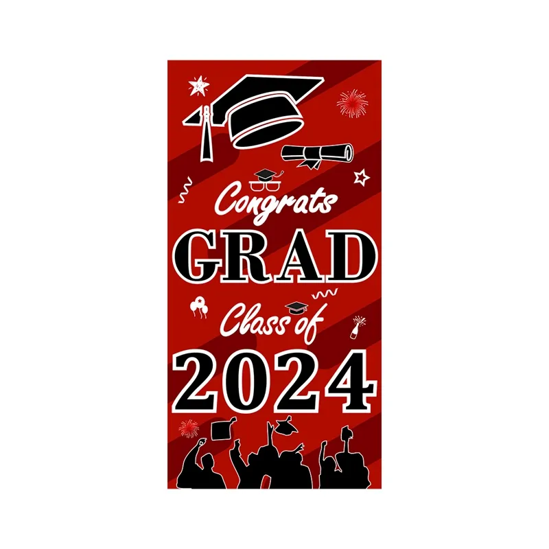 2024年の写真クラスの卒業シーズンの旗卒業ウエディングパーティーの旗おめでとう卒業背景卒業装飾