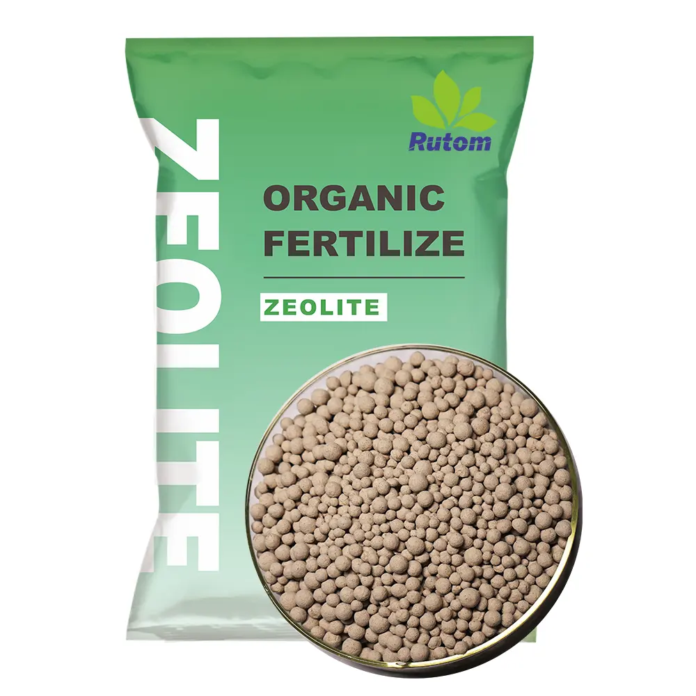 Clinoptilolite Zeolit adsorbente setaccio molecolare fertilizzante organico granulare Clinoptilolit Zsm-5 fosforo di coltivazione fuori suolo