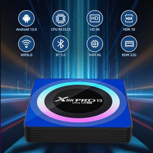 <strong>Android</strong> 13.0 Mini Wireless TV Box with 4GB RAM and 32GB ROM Quad Core 64bit Backlit BT5.0 WiFi6 8K Ultra HD Resolution - Product Image 2