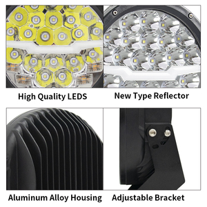 High Power Super Bright Led ไฟทำงาน220วัตต์15840ลูเมน8.5นิ้ว Led ขับรถแสงสำหรับรถออฟโรด - Product Image 3