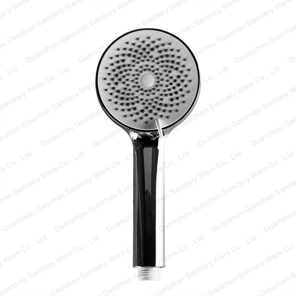 Avatar Newly Design 2023 Silicon Nozzle Self-Clean Handheld Shower Head 5-jet Chrome Body White Face