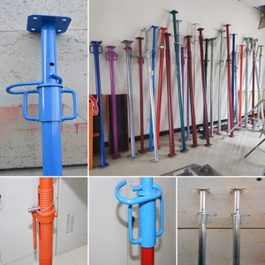 Andamio de construcción de edificios ajustable Prop Acrow Jack Poste de apuntalamiento Encofrado galvanizado Soporte de acero - Product Image 3