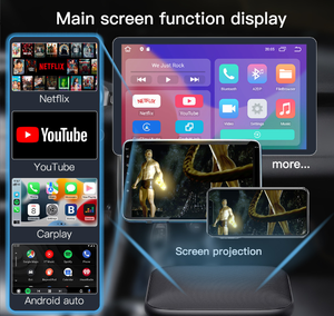 3 1 özel 2 + 8G Metal sınır tarzı Android 8 araba sihirli akışı AI kutusu bağlar kablosuz Apple Audi yeni oto elektroniği - Product Image 5
