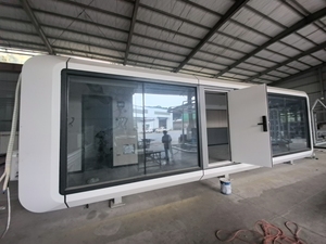 European-Style Cabin Bird Prefab Tiny <strong>House</strong> Durable Steel Frame with Apple Container Futuristic <strong>House</strong> Made From Steel Material - Product Image 4