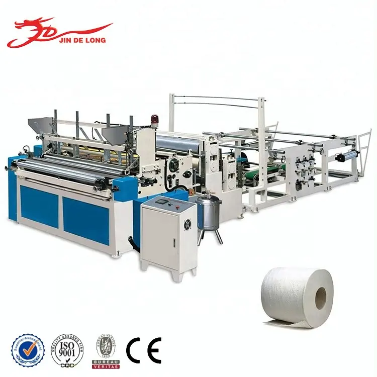 Machine de fabrication de papier gaufrage, rouleau de papier toilette automatique professionnel 2022