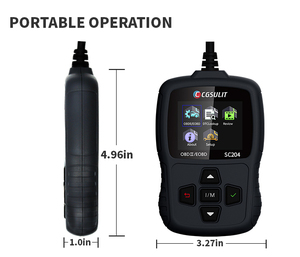 Lettore di codice auto guasto CGSulit SC204 OBD2 strumento diagnostico CAN strumento di programmazione chiave OBD2 multilingue