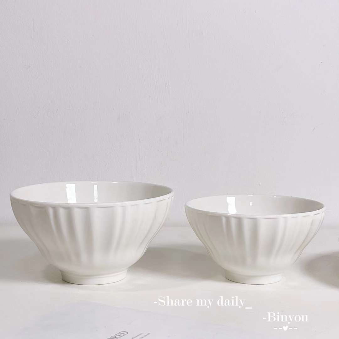 White 6 inch bowl