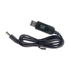 12V 1.5A USB DC 5.5x2.1mm fiş hızlı şarj QC tetik adaptör kablosu için Wifi yönlendirici güvenlik kamerası Led ışık şerit nemlendirici - Product Image 1