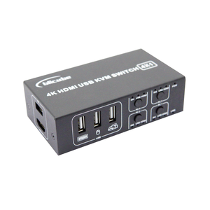 4K <strong>KVM</strong> <strong>Switch</strong> 4 in <strong>1</strong> out USB mouse keyboard display 4x1 for 4 PC Share <strong>Monitor</strong> Mouse <strong>KVM</strong> four port converter Desktop Controller - Product Image 2