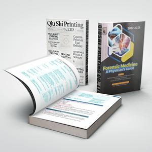 Forensische Medizin: Ein Leitfaden für Ärzte Medizinisches Lehrbuch Drucken Kleine MOQ-Näh bindung Perfekte gebundene Bindung - Product Image 3